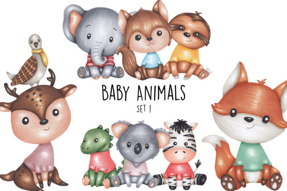 Download Woodland Baby Animals - Baby animal Collection