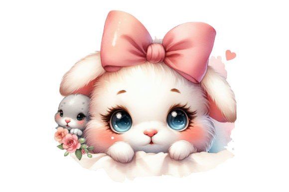 Download Cute Peeking Baby Animals Clipart PNG - Baby animal Collection