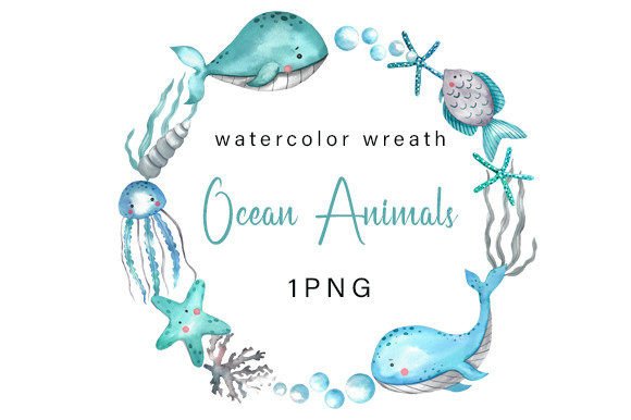 Download Ocean Animals Clipart. Undersea Clipart - Ocean animals clipart Collection