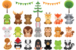 Download Woodland Baby Animals Clipart - Baby animal Collection