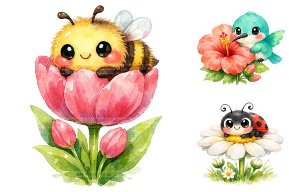 Download Watercolor Baby Animals Clipart PNG - Baby animal Collection