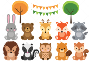Download Woodland Baby Animals Clipart - Baby animal Collection