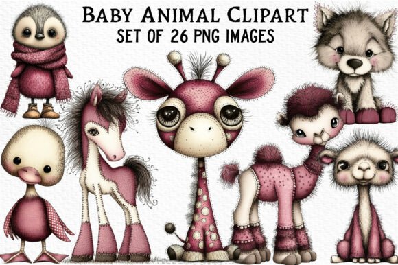 Download Baby Animal Clipart Bundle - Baby animal Collection